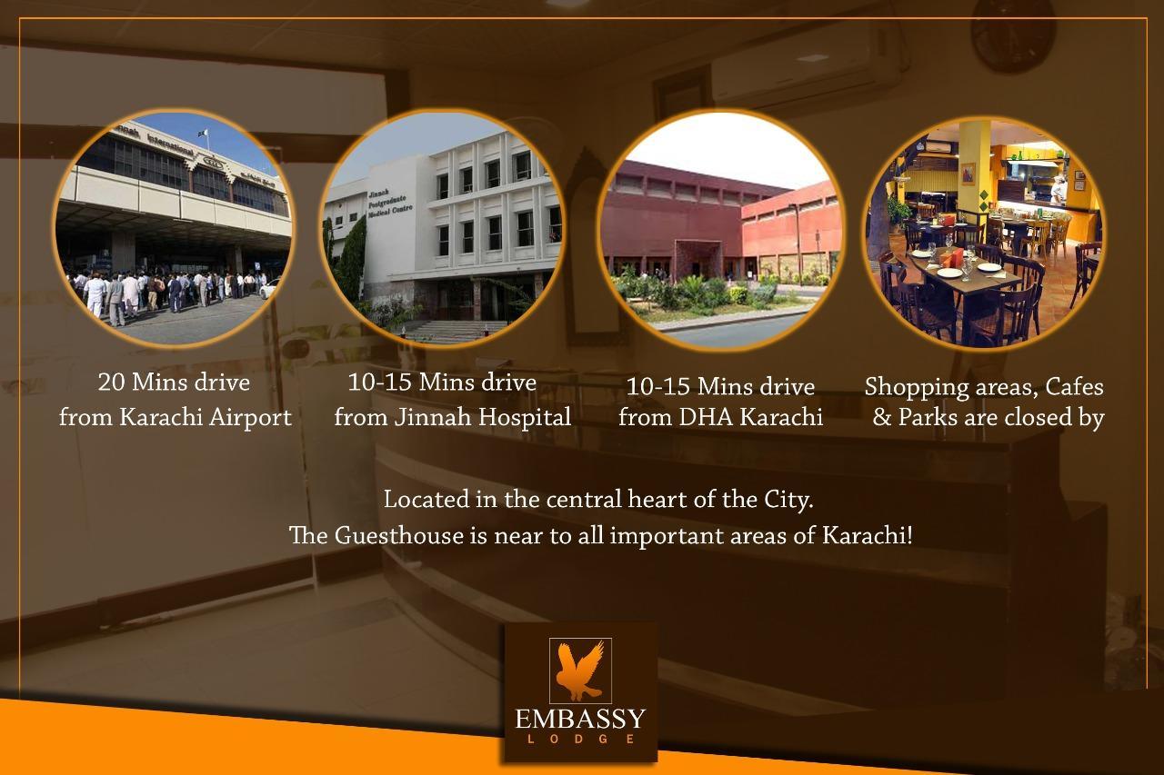 Embassy Lodge Karachi Eksteriør bilde